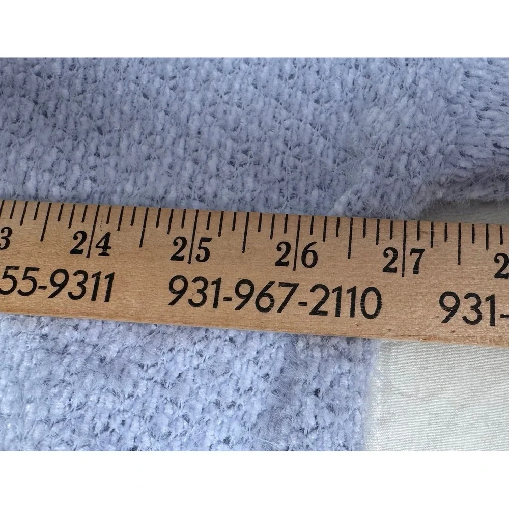 Soft Girl Light Blue Eyelash‎ Knit Sweater NWT Plus Size 26/28W